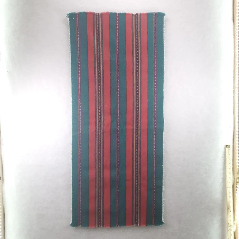 Miniature Saddle Blanket Small Narrow Llama Alpaca Wool Table Runner Equestrian